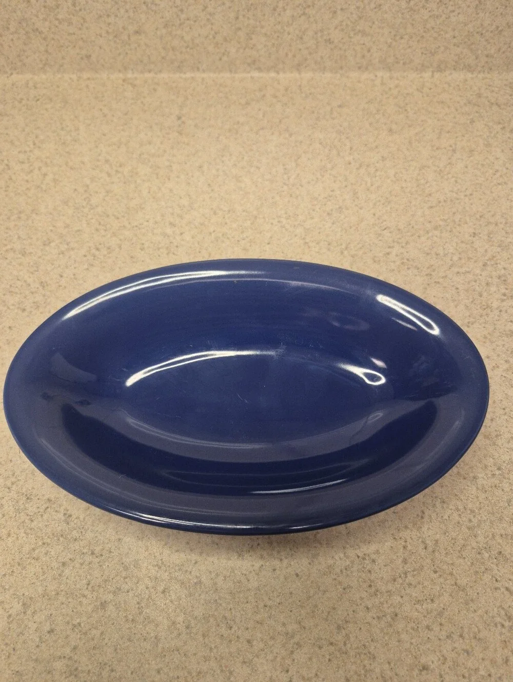 Pfaltzgraff Cobalt Blue Glazed Stoneware Small Oval Bowl